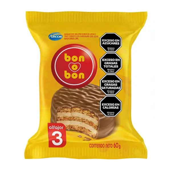 Alfajor Triple Bon o Bon x60gr