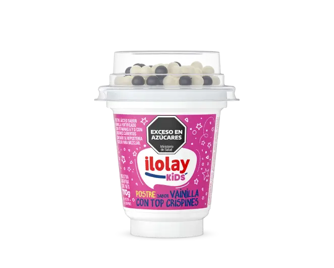 Ilolay Kids Postre Vainilla con Chocolate Blanco y Negro x110gr