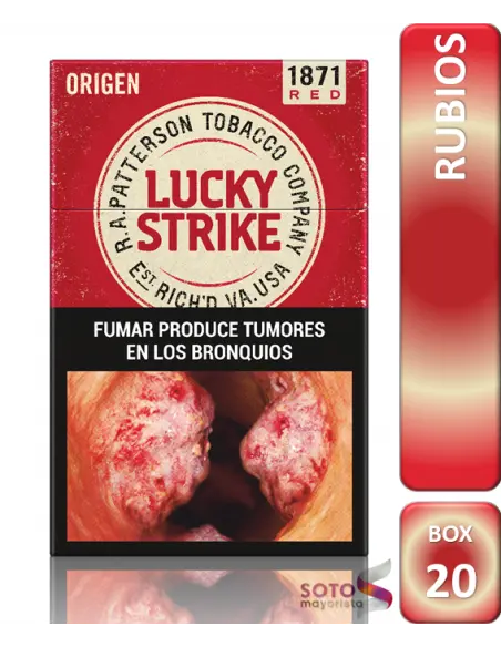 Lucky Strike Origen Box x20