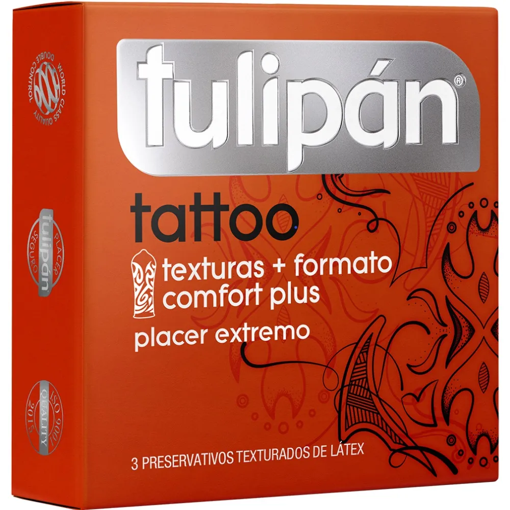 Preservativos Tulipan Tattoo