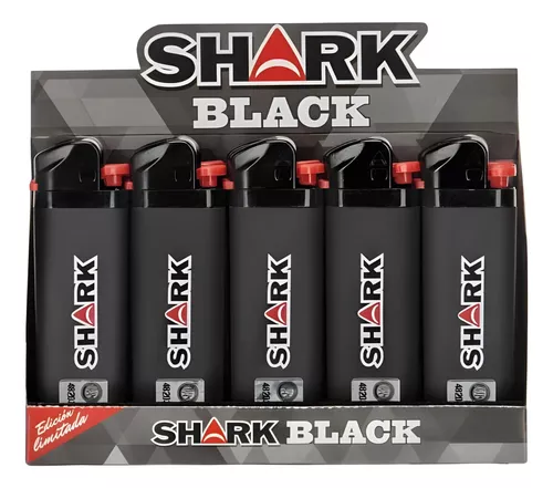 Encendedor Shark Black Premium