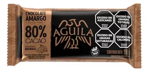 Aguila Barra Taza x 150 Gr 80% Cacao