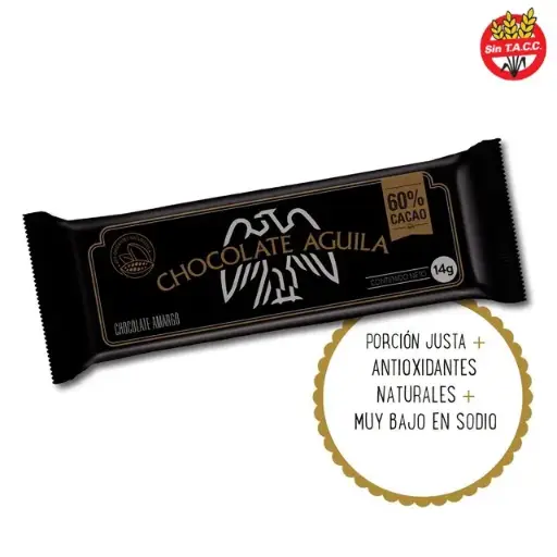 Barrita Aguila Para Taza Amarga x14 Gr