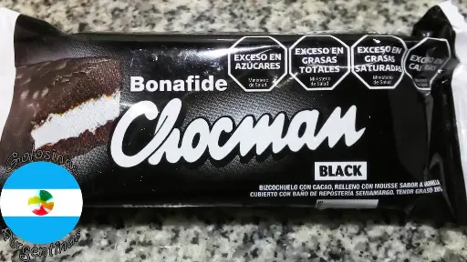 Bizcochuelo Bonafide Chocman Bañado x 35GR