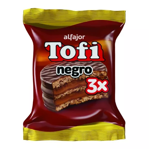 Alfajor Triple Tofi Negro x73gr
