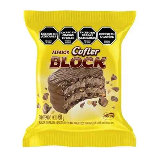 Alfajor Block x60gr (Ojo el Codigo)