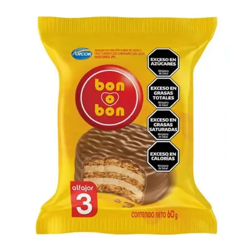 Alfajor Triple Bon o Bon x60gr