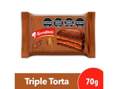 Alfajor  Terrabusi Triple Torta x70gr