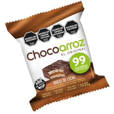 Alfajor ChocoArroz Dulce de Leche x22gr
