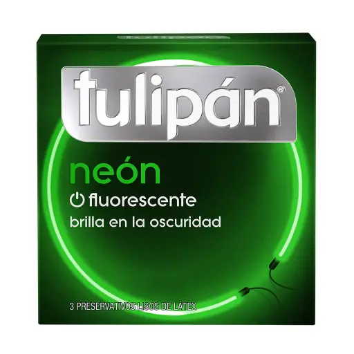 Preservativos Tulipan Neon