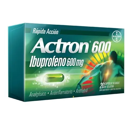 Actron Ibuprofeno 600mg 