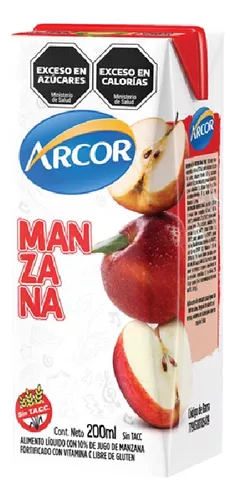 Jugo Arcor de Manzana x200ml 