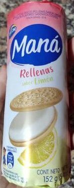 Maná Rellenas Sabor Limón